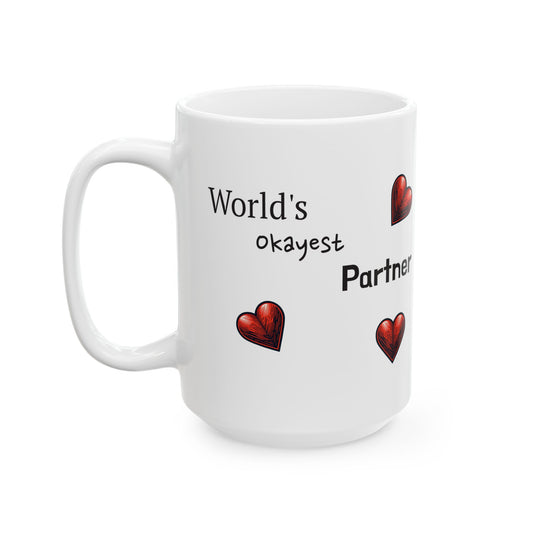 Valentines Day Ceramic Gift Mug, (11oz, 15oz) | Perfect Gift for Valentine's Day