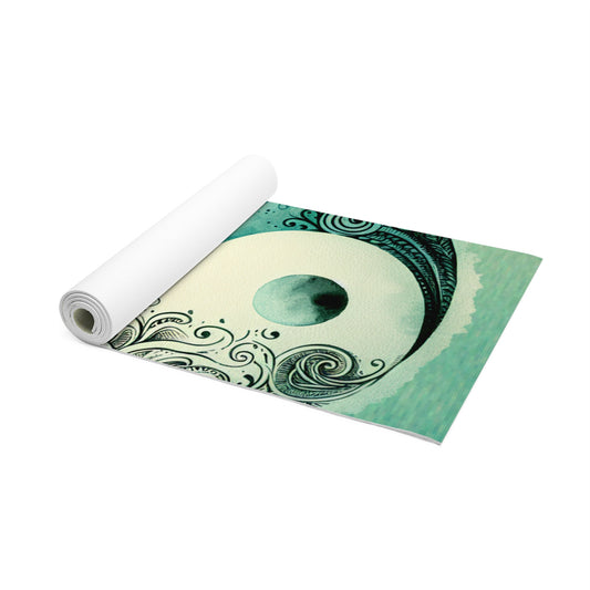 Zen Foam Yoga Mat, Mandala Design Yoga Mat, Eco-Friendly Yoga Mat, Meditation Mat, Gift for Yogi, Wellness Gift