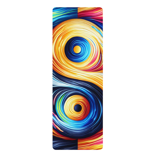 Yoga Workout Meditation Pilates Rubber Mat | Workout Exercise and Gym Accessories Unique Yoga Meditation Fitness Mat for Gift