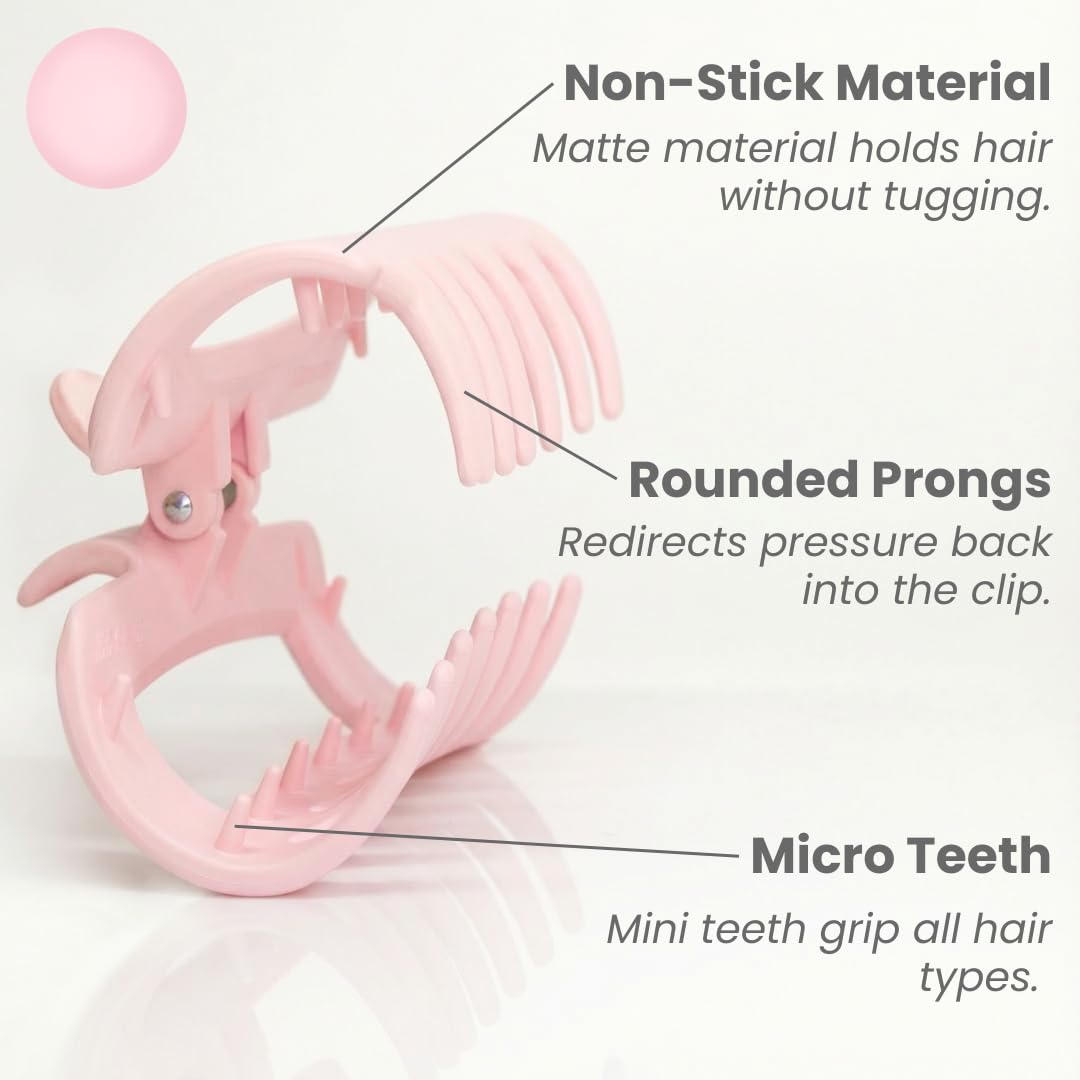 Mello CloudGrip™ Soft Silicone Hair Claw – Pain-Free Hold Without Breakage