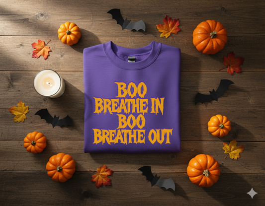 Boo Breathe In, Boo Breathe Out T-Shirt – Spooky Zen Tee
