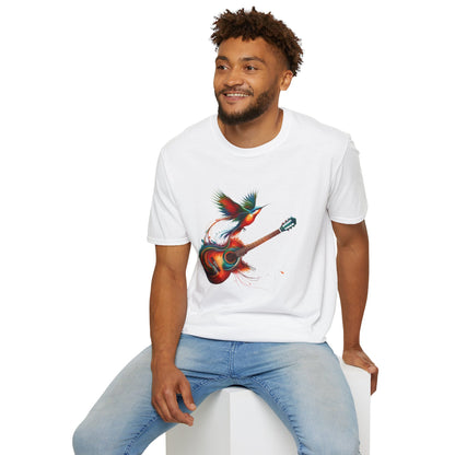 Vibrant Guitar Art T-Shirt | Perfect Music Lover Gift

