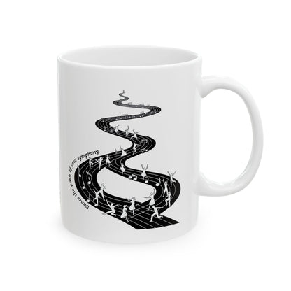 Inspirational Ceramic Mug - Perfect Gift for Coffee Lovers, Motivational Quotes, Home Decor, Office Essentials, Birthday Gift, gift for her