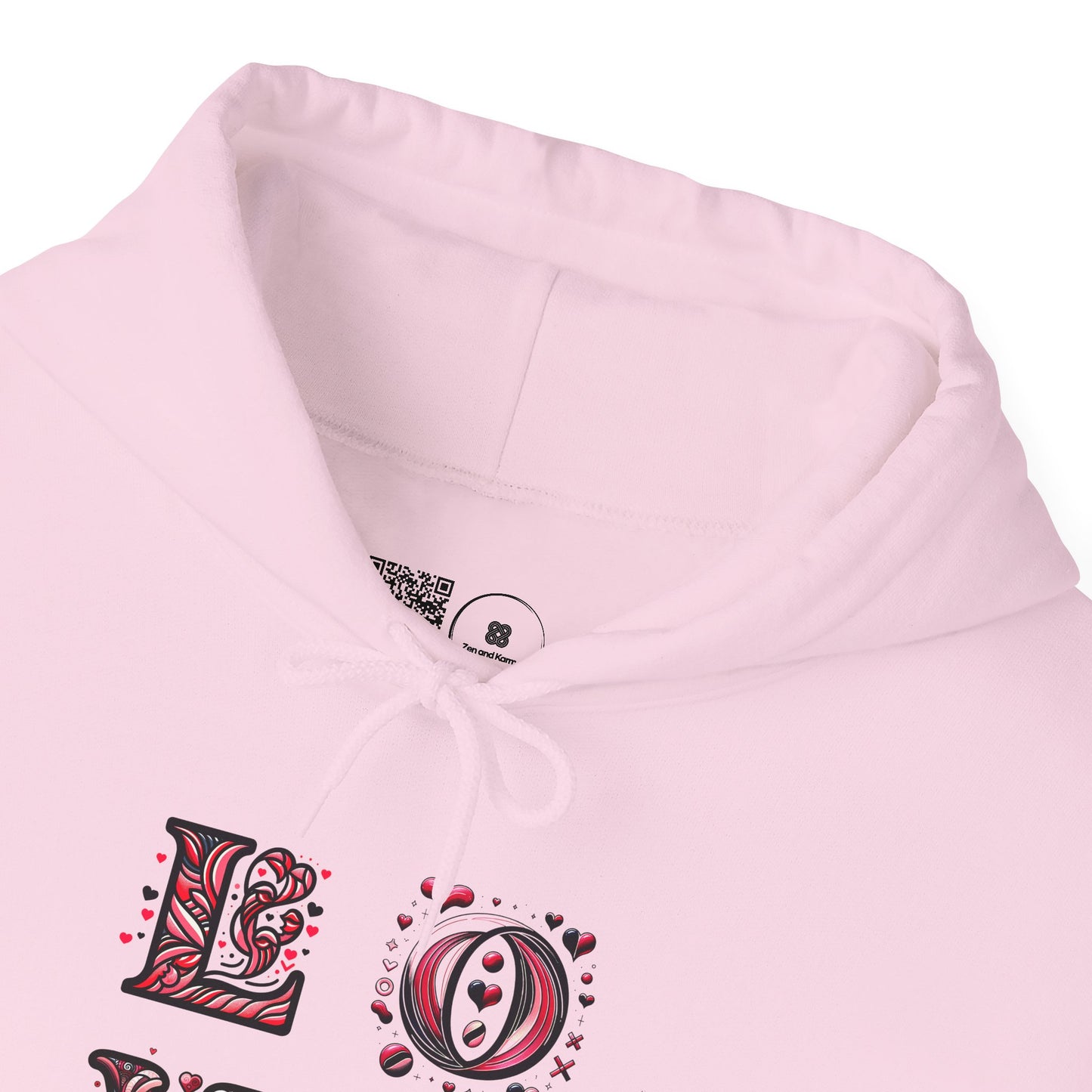 Vintage Love Unisex Hoodie, Cozy Sweatshirt for Couples, Valentine's Day Gift, Cute Casual Hoodie, Graphic Hoodie