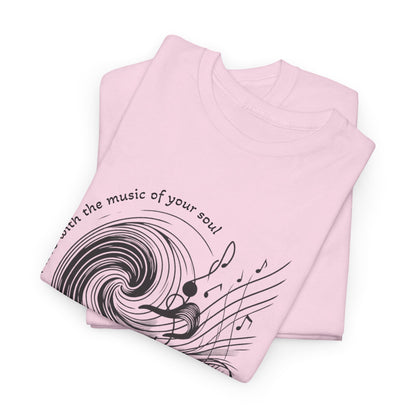 Wave Art Unisex Heavy Cotton Tee, Beach Lover Gift, Surfing T-Shirt, Summer Vibes Shirt, Ocean Aesthetic Apparel, Casual Wear