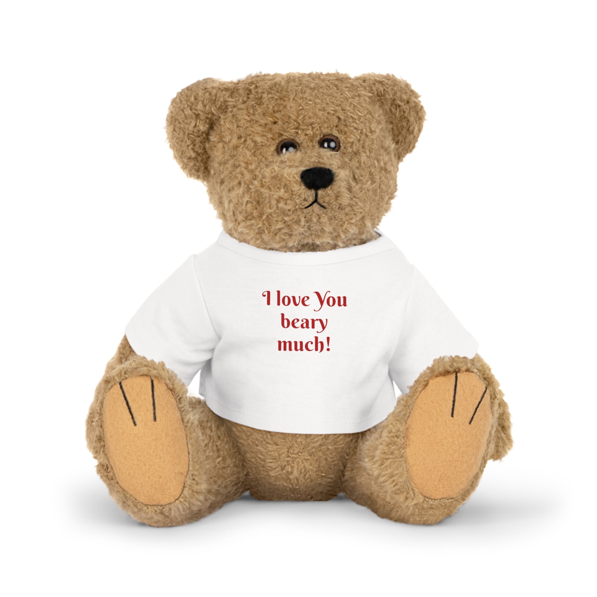 Valentine's Day Plush Bear Toy - 'I Love You Beary Much!'

