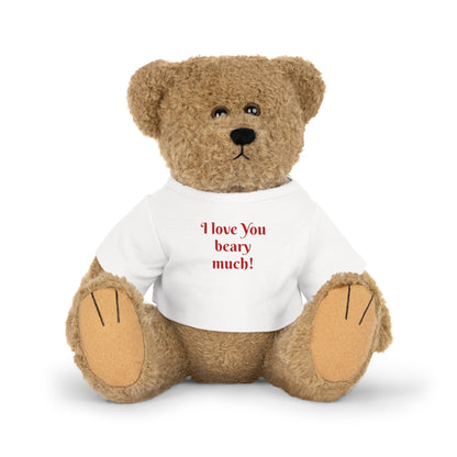 Valentine's Day Plush Bear Toy - 'I Love You Beary Much!'


