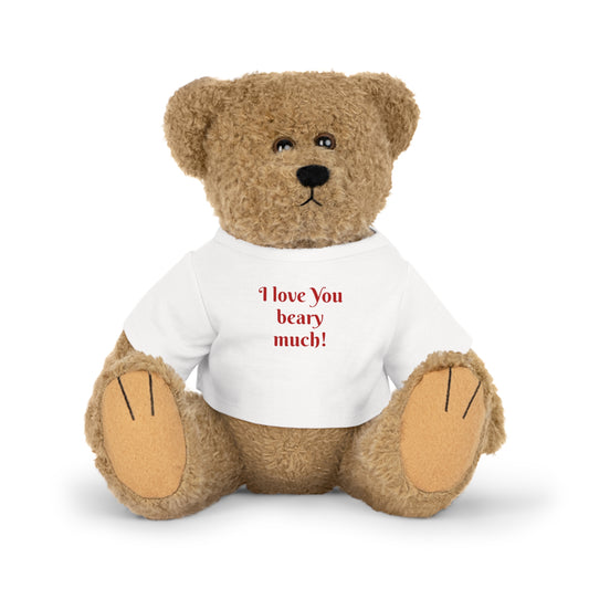 Valentine's Day Plush Bear Toy - 'I Love You Beary Much!'

