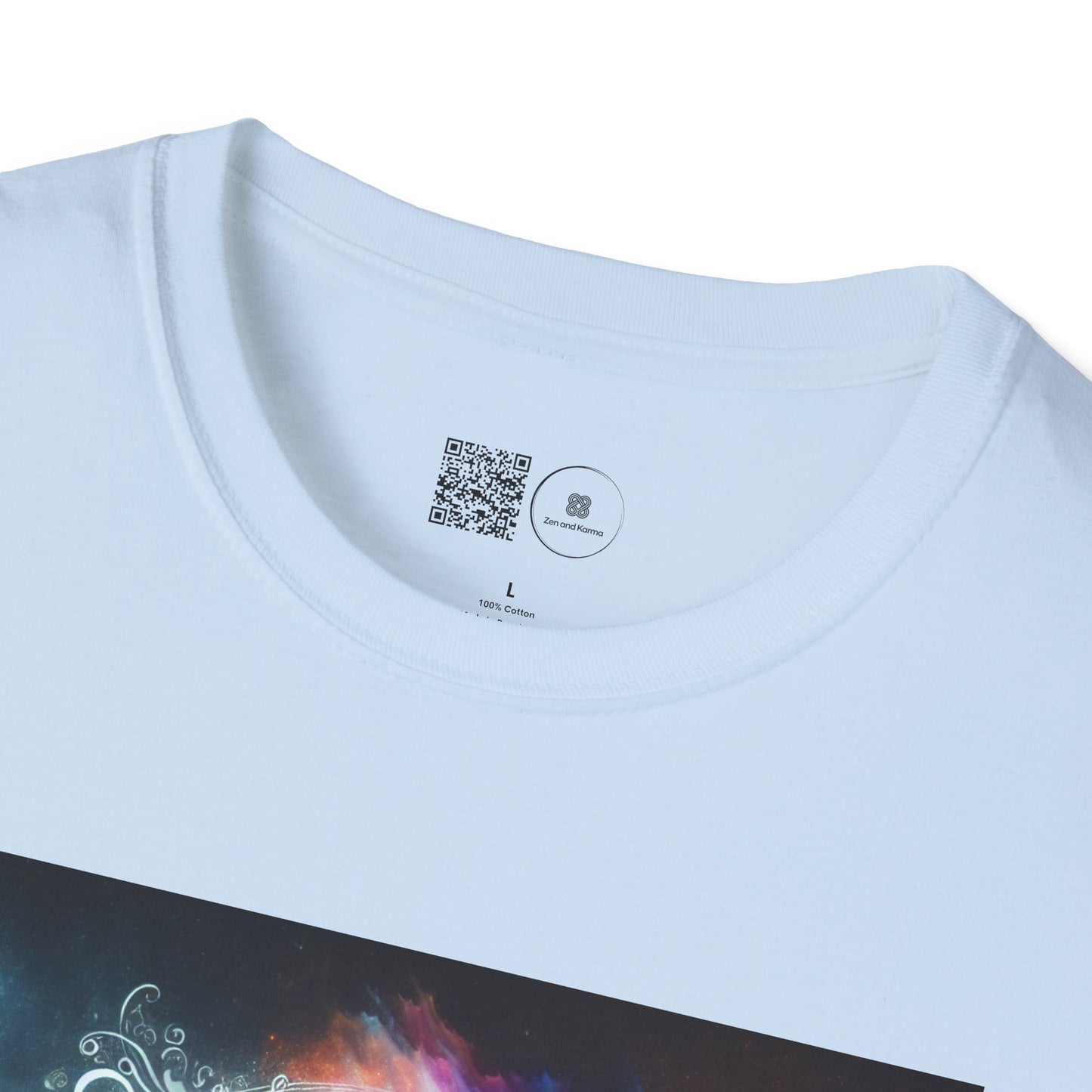 Cosmic Yin Yang T-Shirt - Vibrant Unisex Tee, Spiritual Gift, Music lover Gift, Astrology Fashion, Retro Style Shirt, Trendy Tee