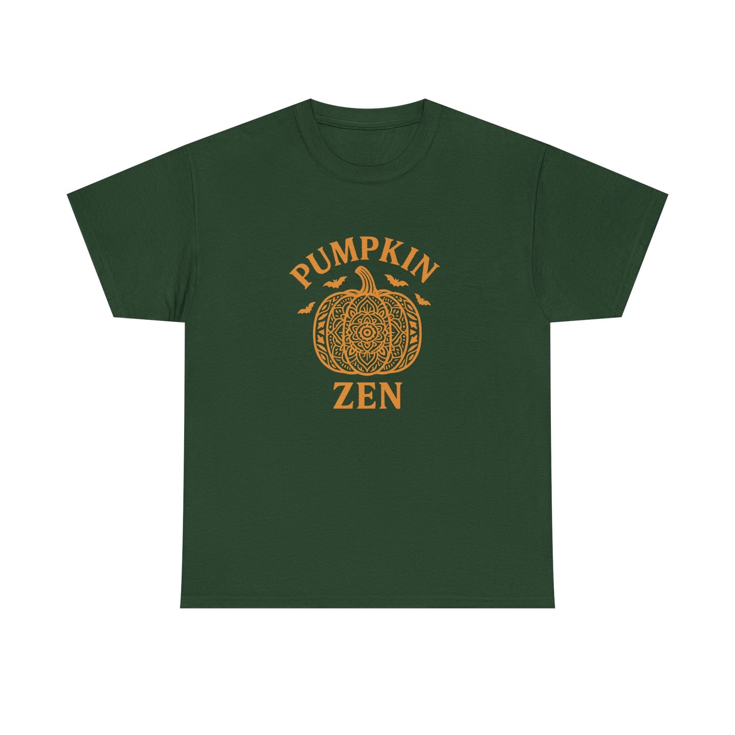 Pumpkin Zen Unisex Tee - Fall Halloween Meditation Shirt | Relaxing Autumn Graphic Tee