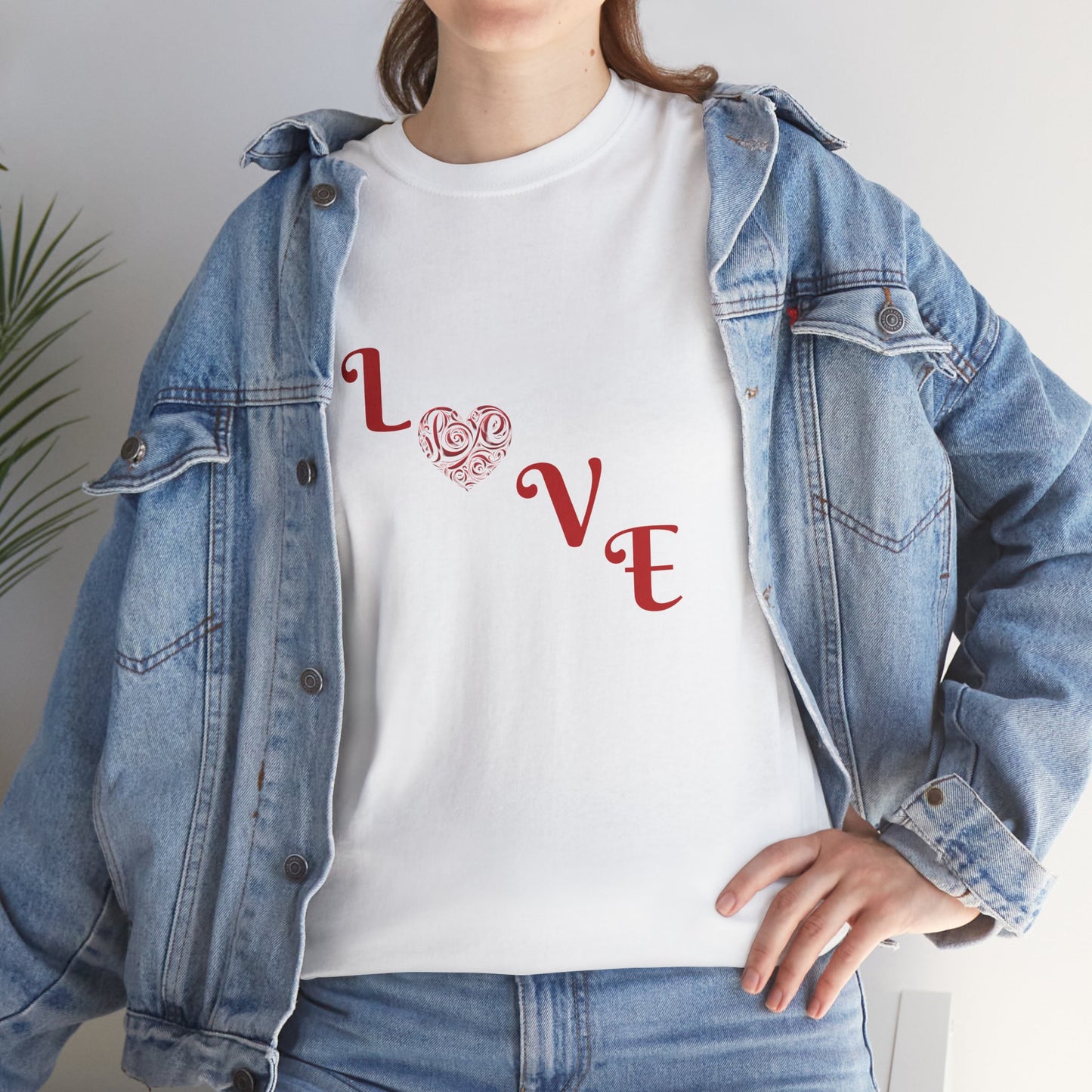 Love | Unisex Heavy Cotton Tee | Valentines day T-Shirt