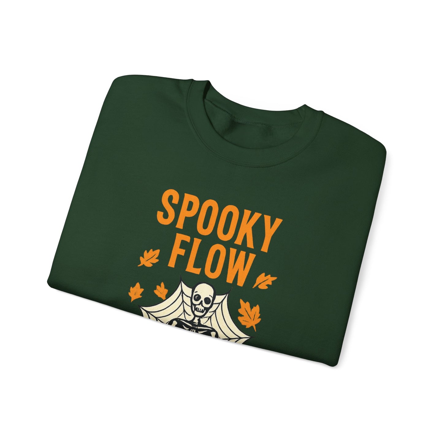 Spooky Flow Halloween Sweatshirt - Cozy Fall Pullover | Unisex Haunted Autumn Crewneck