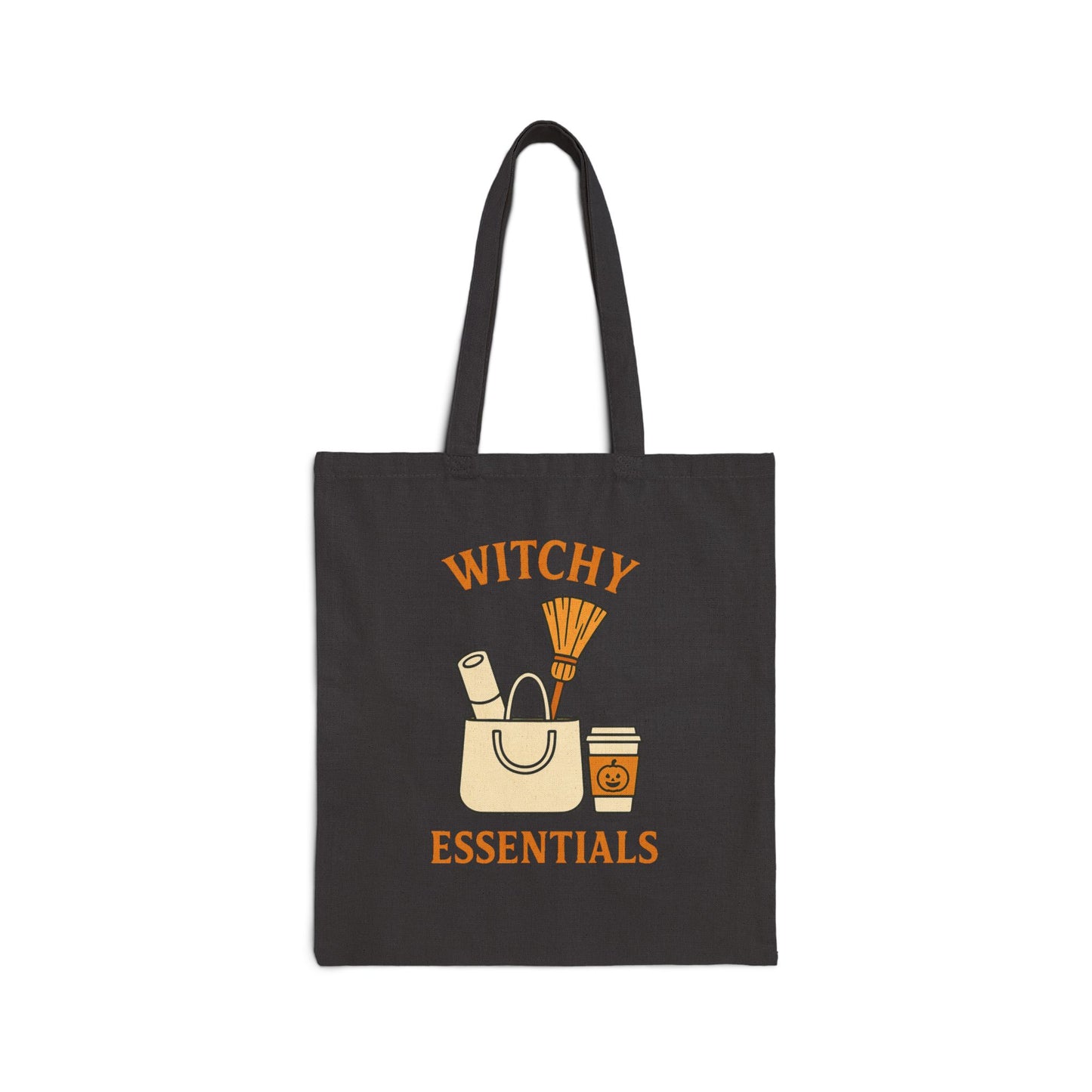 Witchy Essentials Tote Bag - Eco-Friendly Canvas Grocery Bag | Halloween Witch Gift