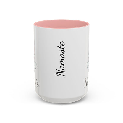 Accent Coffee Mug (11, 15oz), Yoga goat mug, goat yoga mug, funny mug, gift for mom, gift for her, yoga gift mug