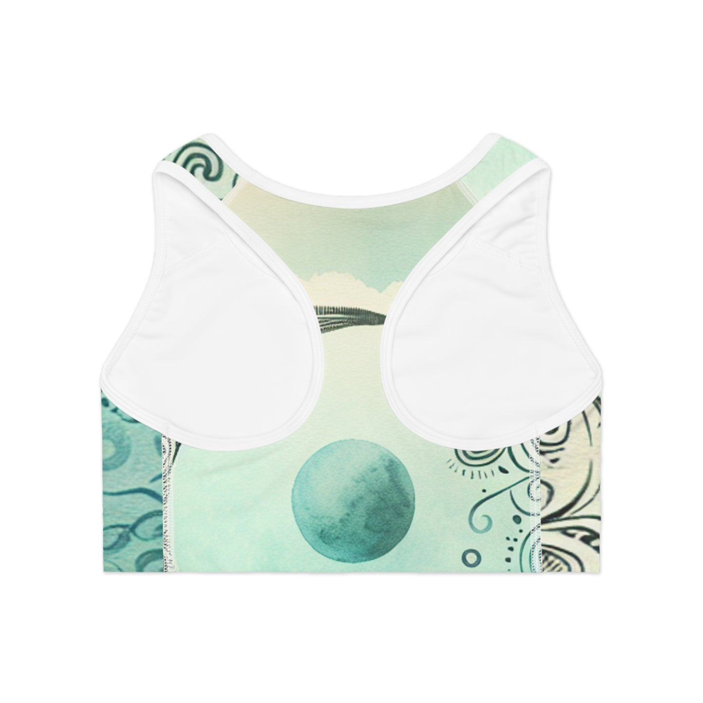 Mindful Flow Sports Bra | Eco-Friendly Activewear for Yoga, Gym, Meditation, Wellness, Self-Care