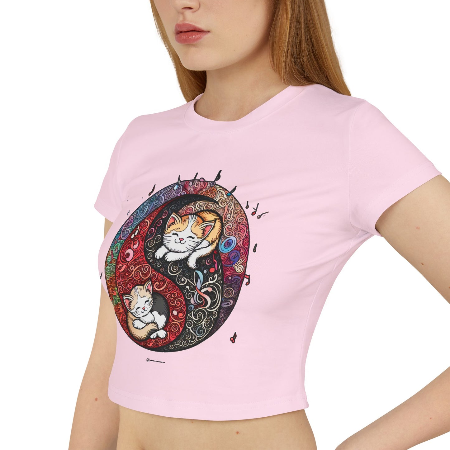 Yin Yang Tee Women Cat and Pet Animal Lover Shirt | Cool Designed Cat Themed Spiritual Yin Yang T-Shirt Outfit Gift for Her