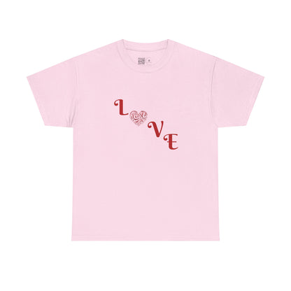 Love | Unisex Heavy Cotton Tee | Valentines day T-Shirt