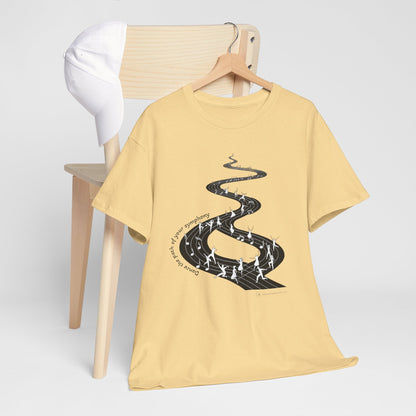 Music Lover Cotton Tee - Music lover T-Shirt, Gift for Her, Gift for Him, Gift for Holiday, Gift for Music Lover, Spiritual Tee