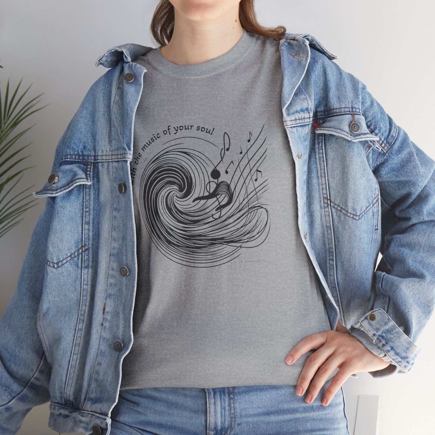 Wave Art Unisex Heavy Cotton Tee, Beach Lover Gift, Surfing T-Shirt, Summer Vibes Shirt, Ocean Aesthetic Apparel, Casual Wear