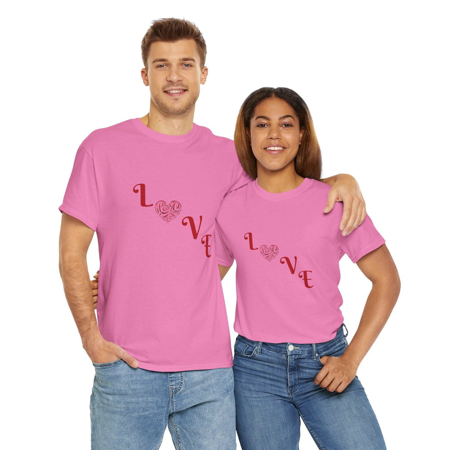 Love | Unisex Heavy Cotton Tee | Valentines day T-Shirt