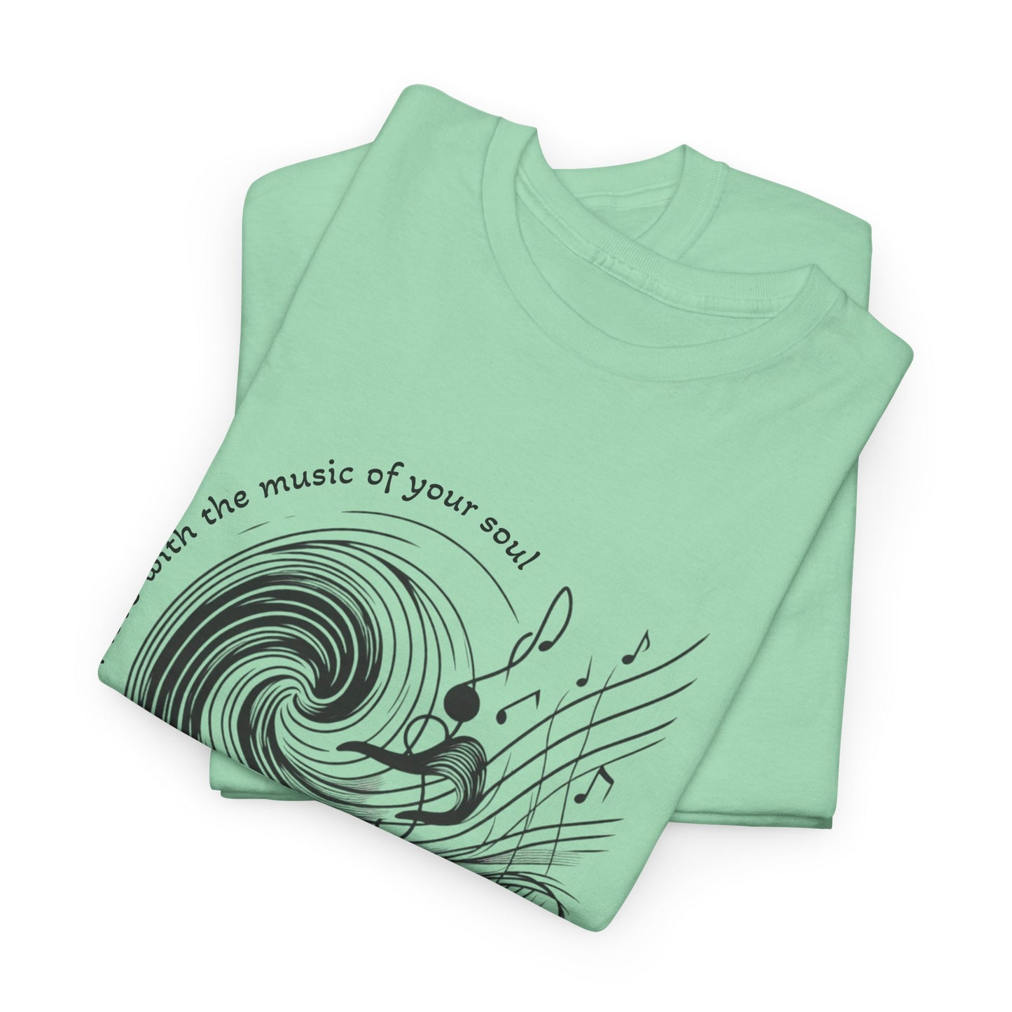 Wave Art Unisex Heavy Cotton Tee, Beach Lover Gift, Surfing T-Shirt, Summer Vibes Shirt, Ocean Aesthetic Apparel, Casual Wear