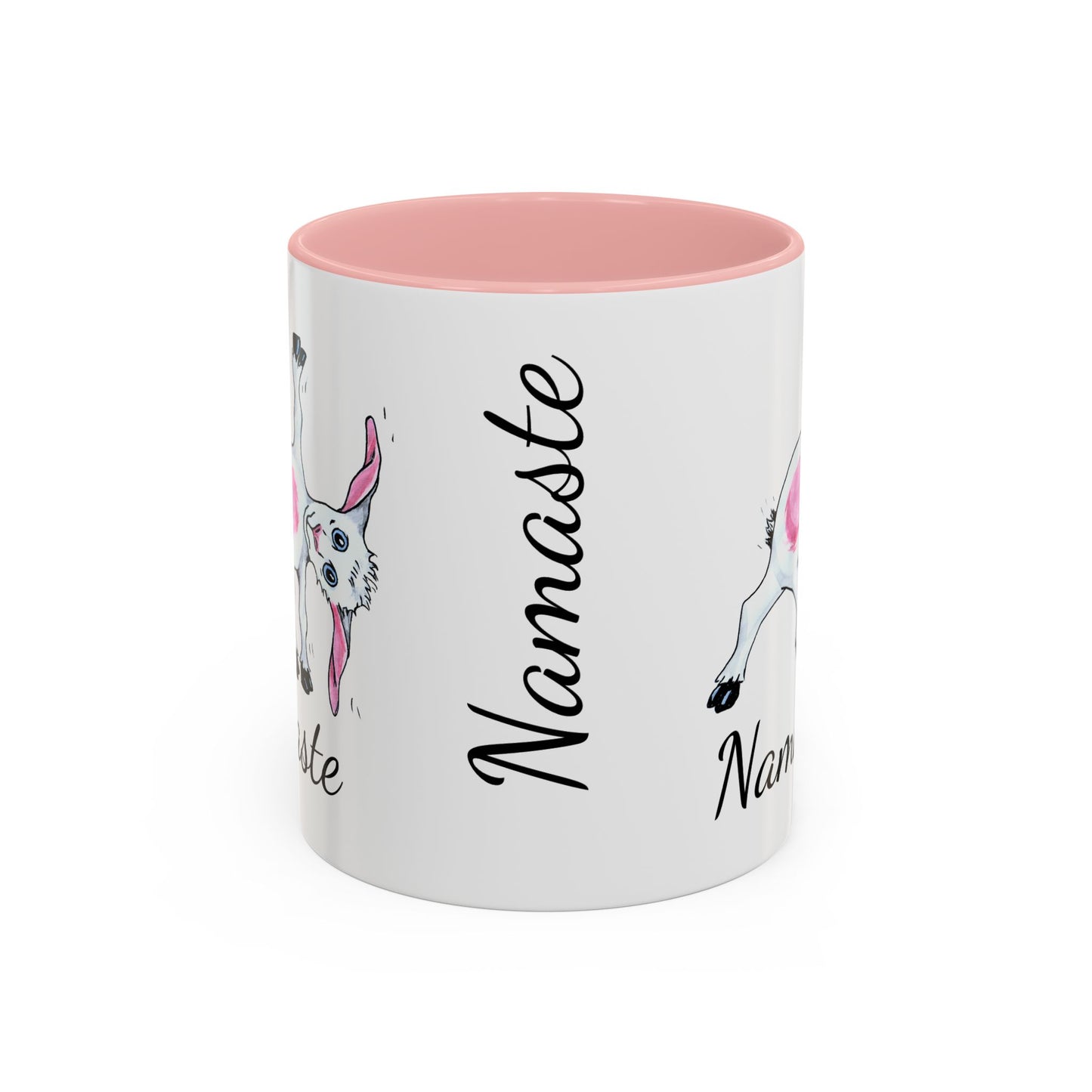 Accent Coffee Mug (11, 15oz), Yoga goat mug, goat yoga mug, funny mug, gift for mom, gift for her, yoga gift mug