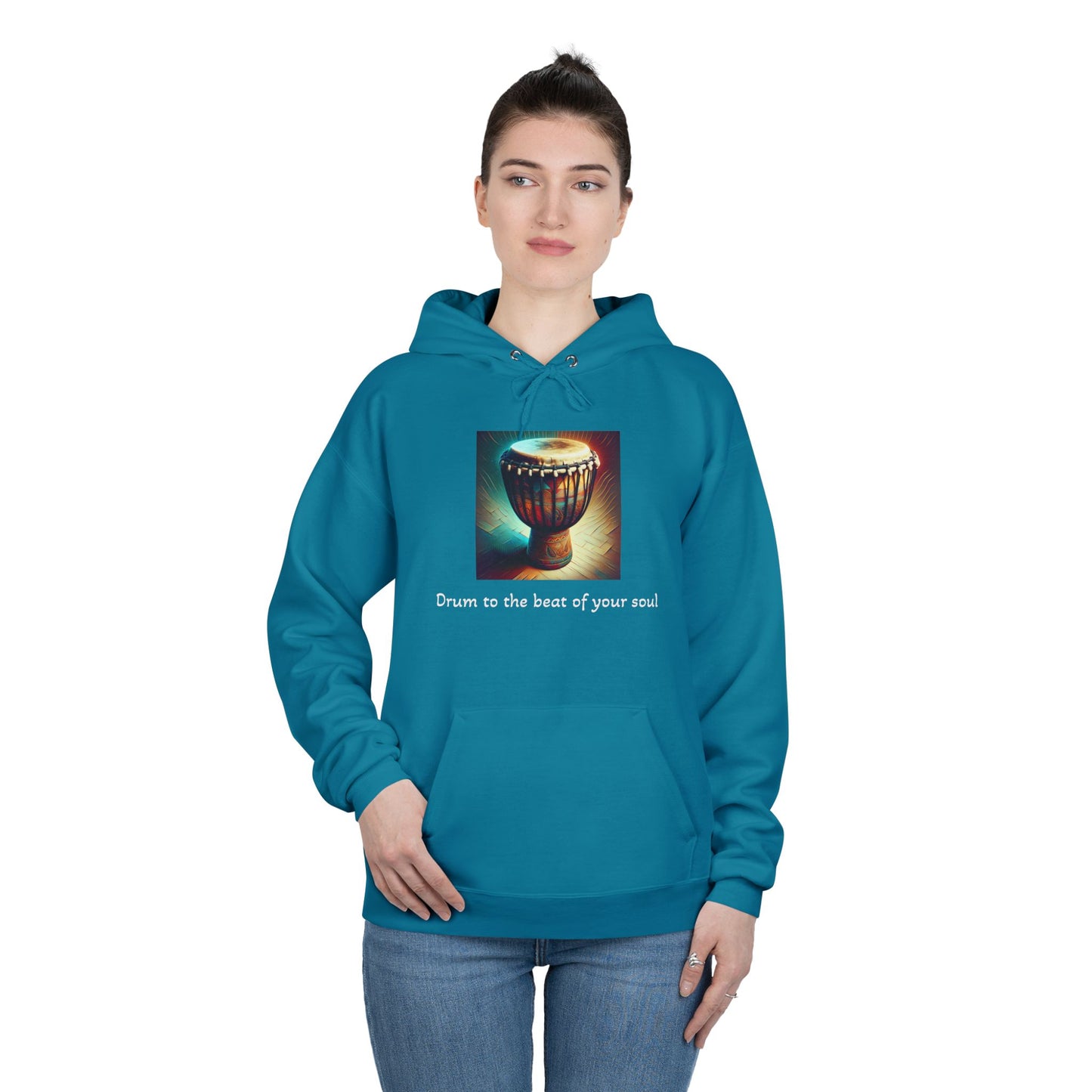 Drummer Hoodie - Music Lover Pullover Sweatshirt | Gift for Drummers & Percussionists