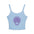 Lotus Flower Women's Spaghetti Strap Tank Top, Yoga Top, Meditation Wear, Summer Top, Gift for Her, Casual Chic, Spiritual Style