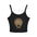 Lotus Flower Women's Spaghetti Strap Tank Top, Yoga Top, Meditation Wear, Summer Top, Gift for Her, Casual Chic, Spiritual Style