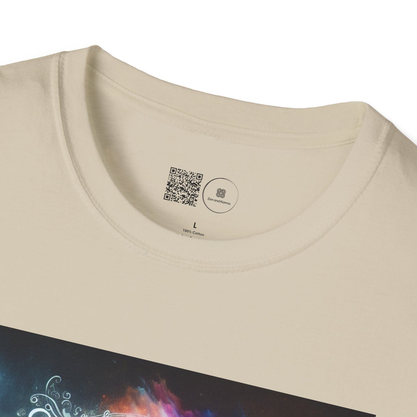 Cosmic Yin Yang T-Shirt - Vibrant Unisex Tee, Spiritual Gift, Music lover Gift, Astrology Fashion, Retro Style Shirt, Trendy Tee