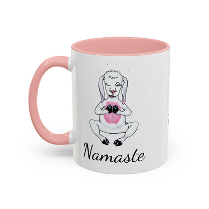 Accent Coffee Mug (11, 15oz), Yoga goat mug, goat yoga mug, funny mug, gift for mom, gift for her, yoga gift mug