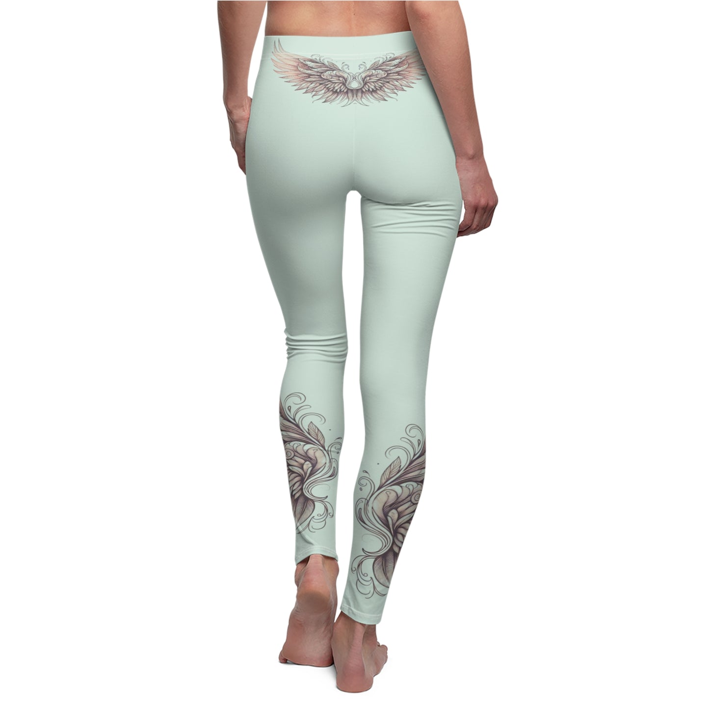 Bohemian Winged Leggings - Stylish & Comfortable Activewear

