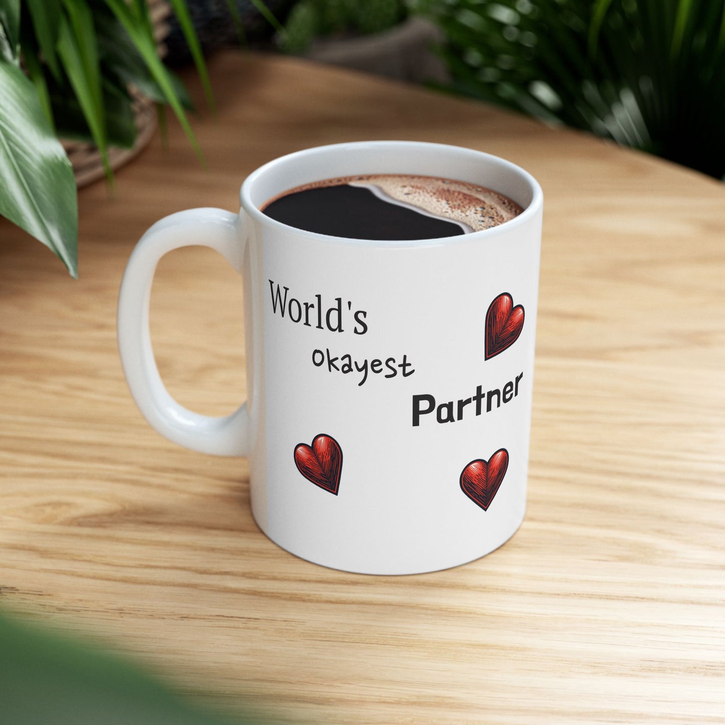 Valentines Day Ceramic Gift Mug, (11oz, 15oz) | Perfect Gift for Valentine's Day