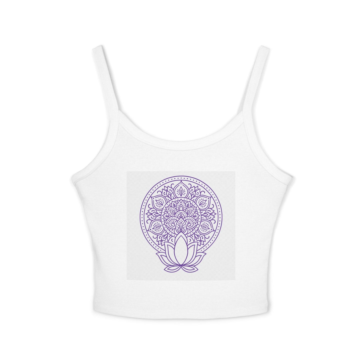 Lotus Flower Yoga Tank Top - Chic & Comfortable Summer Wear

