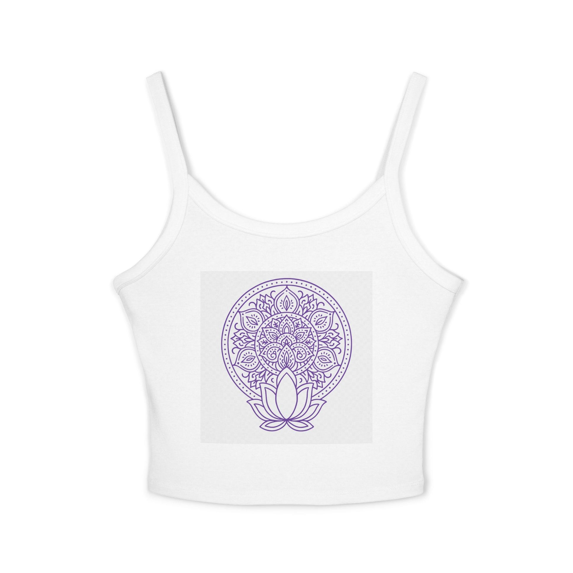 Lotus Flower Yoga Tank Top - Chic & Comfortable Summer Wear

