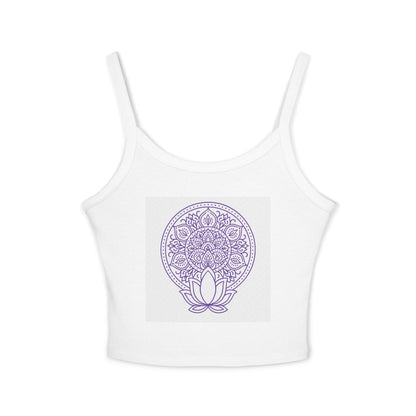 Lotus Flower Yoga Tank Top - Chic & Comfortable Summer Wear


