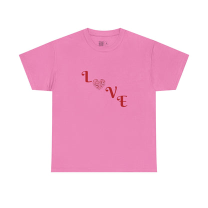 Love | Unisex Heavy Cotton Tee | Valentines day T-Shirt