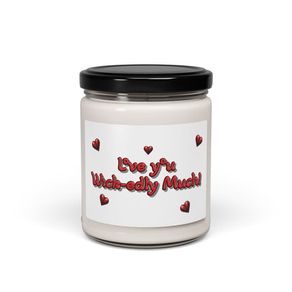 Valentine's Day Gift Candle | Immersive Aromas Scented Candle in 9oz Glass Jar with 100% Soy Wax Blend