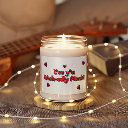 Valentine's Day Gift Candle | Immersive Aromas Scented Candle in 9oz Glass Jar with 100% Soy Wax Blend