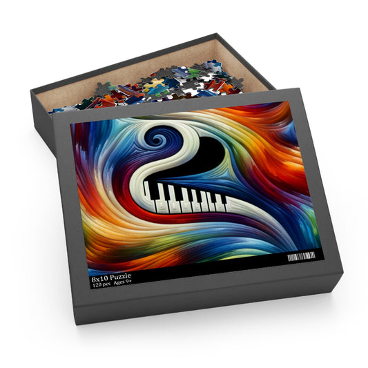 Musical Harmony Puzzle - Vibrant Art for Music Lovers | Buy Now

