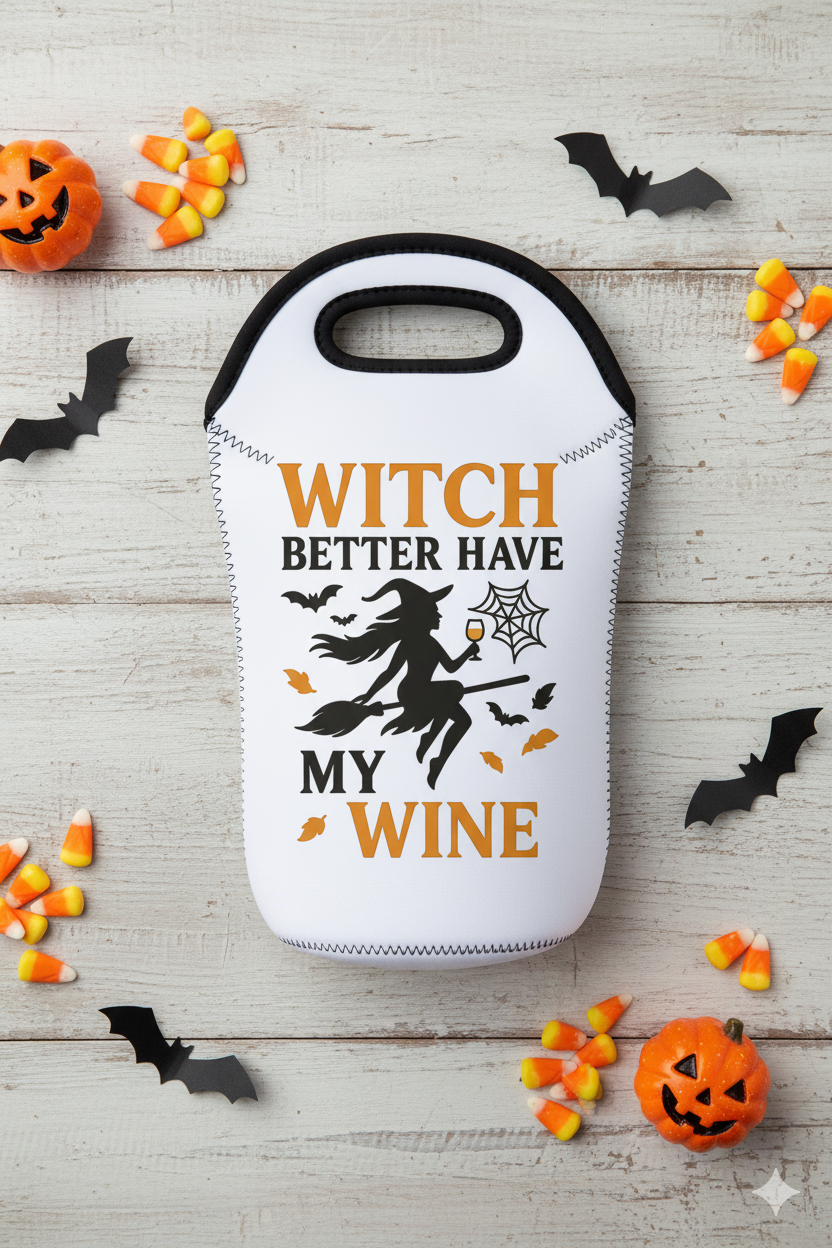 Halloween Wine Tote Bag - Witch Better Have My Wine | Buy Now

