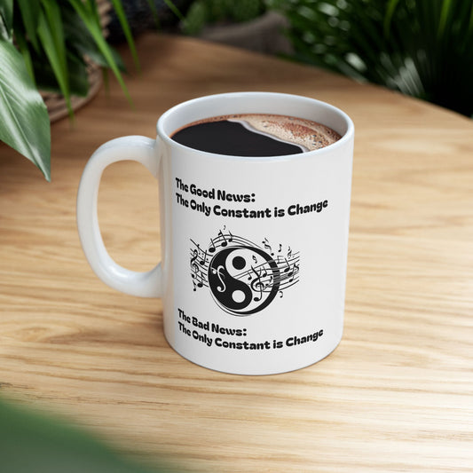 Yin Yang Music Lover Ceramic Mug - Inspire & Sip in Style

