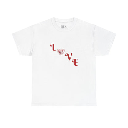 Love | Unisex Heavy Cotton Tee | Valentines day T-Shirt