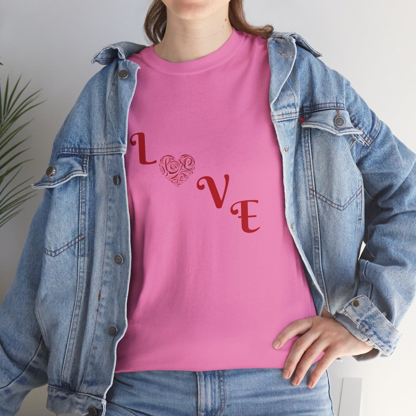 Love | Unisex Heavy Cotton Tee | Valentines day T-Shirt