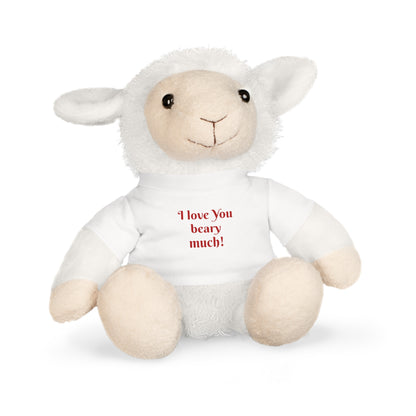 Valentines Day Plush Bear Toy, 'I Love You Beary Much!' Gift for Her, Cuddly Companion for Birthdays, Valentine's, or Just Because