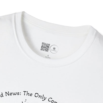 Unisex Softstyle T-Shirt, Yin Yang Tee, Gift for music lover, spiritual gift, gift for her, gift for him, holiday gift T-shirt