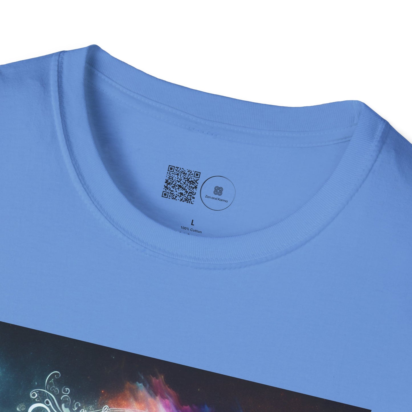 Cosmic Yin Yang T-Shirt - Vibrant Unisex Tee, Spiritual Gift, Music lover Gift, Astrology Fashion, Retro Style Shirt, Trendy Tee