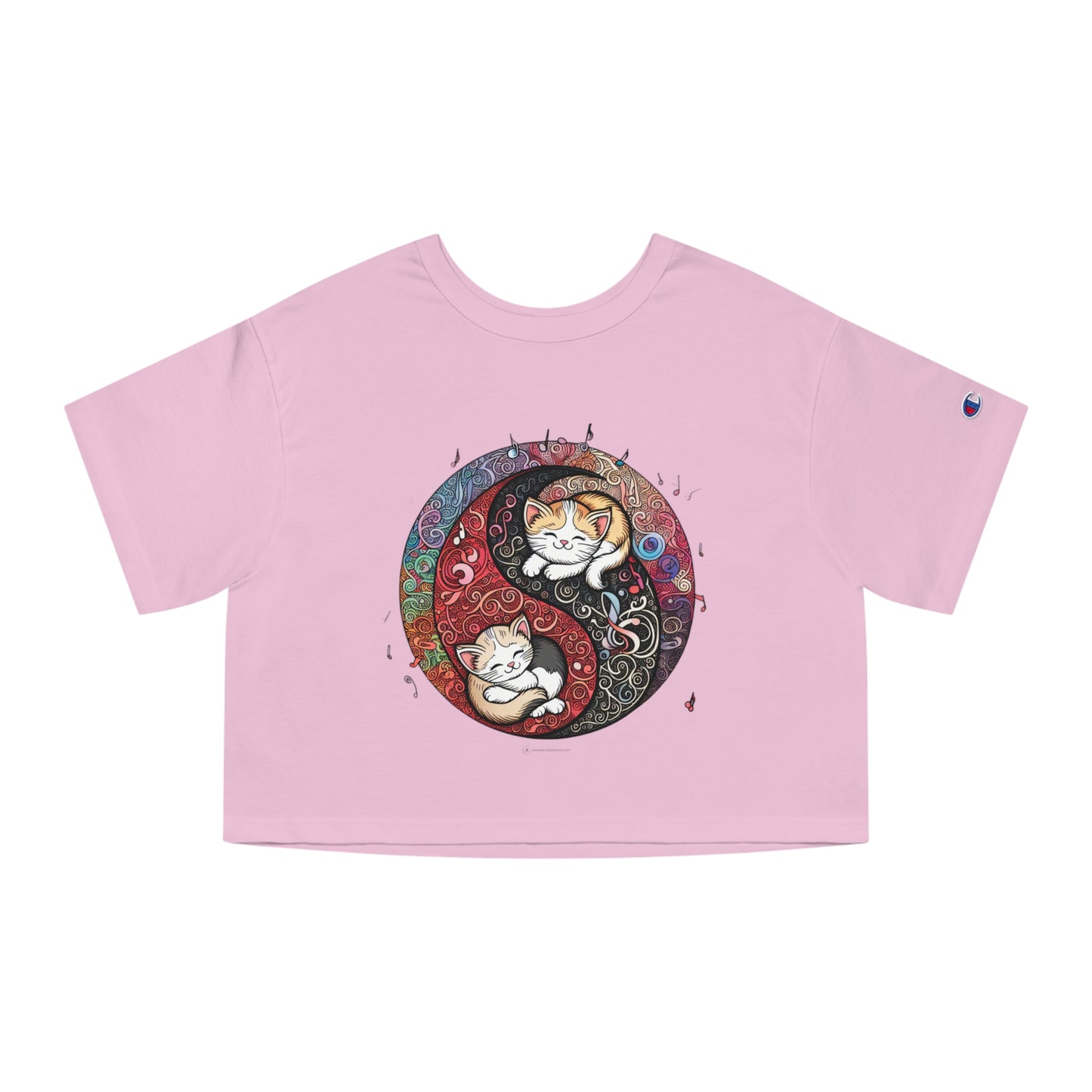 Yin Yang Tee Women Cat and Pet Animal Lover Shirt | Cool Designed Cat Themed Spiritual Yin Yang T-Shirt Outfit Gift for Her