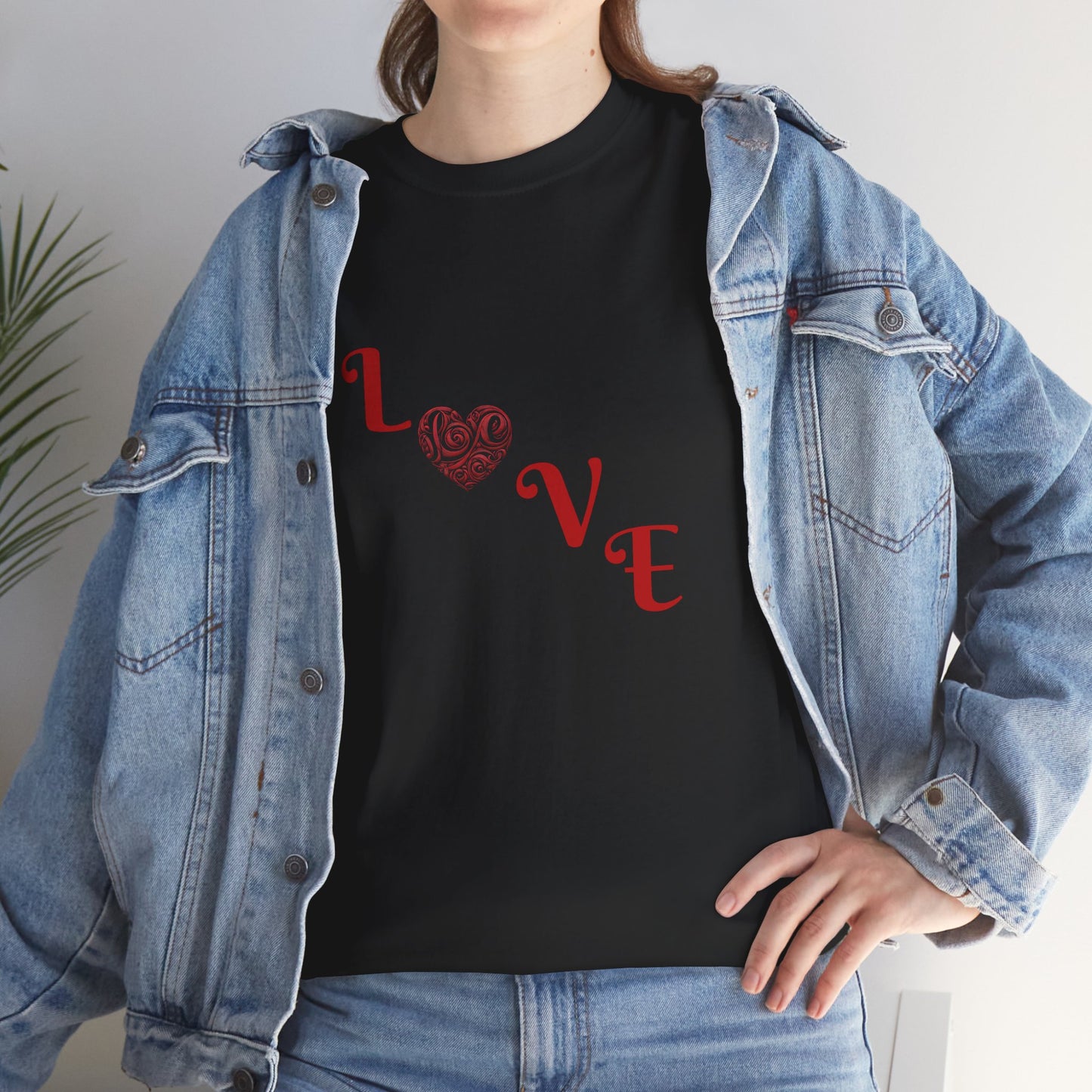 Love | Unisex Heavy Cotton Tee | Valentines day T-Shirt