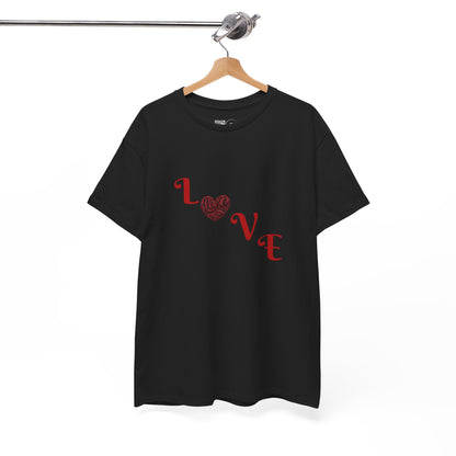 Love | Unisex Heavy Cotton Tee | Valentines day T-Shirt
